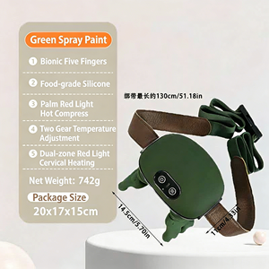 Masseur de cou et d'épaules de haute qualité avec vibration 6D, pétrissage et compresse chaude pour soulager les muscles du corps - Product Image 5