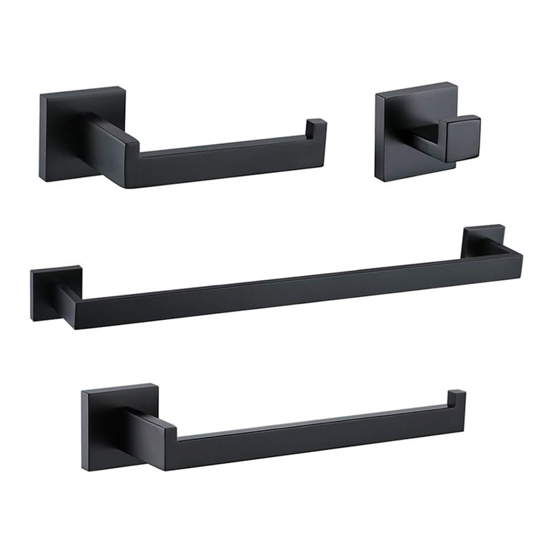 European Design Bathroom Accessories Matt Black