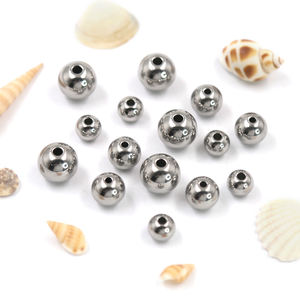 Cuentas Espaciadoras Huecas de Metal de Acero Inoxidable para Fabricación de Joyería y Collares Componentes de Alta Calidad Fornituras de Acero Inoxidable - Product Image 6