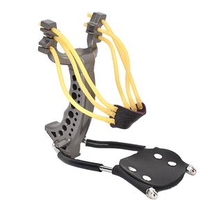 Jagd im Freien mit einer faltbaren Schleuder mit einer Handgelenks tütze mit Gummiband Sling Shot CatapultBig Power New Sling shot - Product Image 1