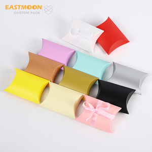 กล่องของขวัญกระดาษคราฟท์สีน้ำตาลรีไซเคิลขายส่ง กล่องกระดาษพับขนาดเล็กพิมพ์โลโก้ได้ตามต้องการ สำหรับใส่ของชำร่วยงานแต่งงาน ลูกอม แผ่นน้ำหอม - Product Image 6