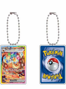 PTCG Baokemeng English SV8a-Moon <span class=keywords><strong>Ibrahim</strong></span> Portachiavi in Acrilico Personalizzabile con Sfera Poke Animata Giapponese, Ciondolo per Borsa, Regalo - Product Image 3