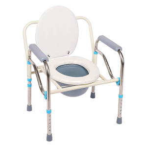 Chaise de toilette Hengrong 804 pour personnes âgées, femmes enceintes, personnes handicapées - Chaise de toilette portable, équipement de sécurité pour la salle de bain - Product Image 1