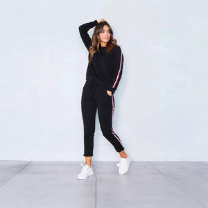 Ensemble de sport décontracté d'été pour <span class=keywords><strong>femme</strong></span>, pantalon ample en coton à manches longues, imprimé léopard, avec cordon de serrage - Product Image 6