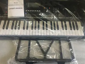 Aiersi Órgão Eletrônico Teclado de Piano Crianças Música 61 chaves de resposta Ao Toque de Percussão MIDI Demo Display LCD