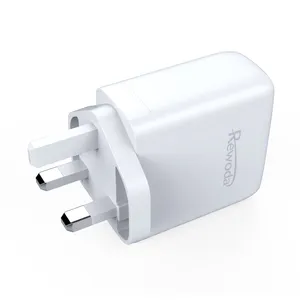 Yüksek kaliteli GaN 67W PD3.0 USB-C duvar şarj İngiltere tak için bilgisayar şarjı için adaptör için cep telefonu şarj