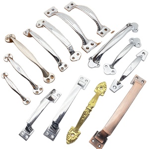 Laris Modern Sederhana Aloi Seng Pemasangan Sekrup Sadap Sendiri Tanpa Lubang Pegangan Lemari Pakaian Krom Pegangan Pintu Tarik - Product Image 1