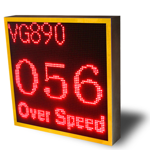 Panneau radar de vitesse de <span class=keywords><strong>trafic</strong></span> de vente chaude affichage de plaque d'immatriculation signe radar de vitesse en vente - Product Image 5