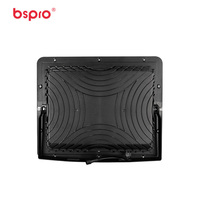 Projecteurs solaires LED étanches IP65 pour extérieur, nouvelle conception Bspro, matériau ABS résistant au vent, 100W, avec télécommande