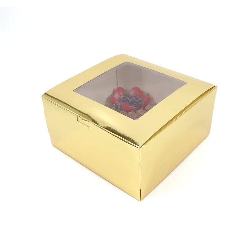 กล่องกระดาษแข็งแบบใช้แล้วทิ้ง,กล่องใส่ซูชิของหวานสีขาวขนมเบเกอรี่เค้กทีรามิสุขนาดเล็กกล่องบรรจุอาหารชีสเค้ก