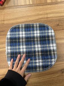 Almohadilla de orina suave reutilizable para perros, colcha lavable de uso diario para mascotas, almohadilla de orina roja y azul a cuadros - Product Image 6