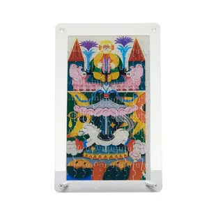 Rompecabezas de acrílico con dibujo de Mono para niños, marco de fotos - Product Image 1