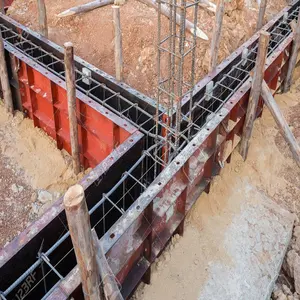 Formação de aço em design modular padrão para parede, slab, colunas