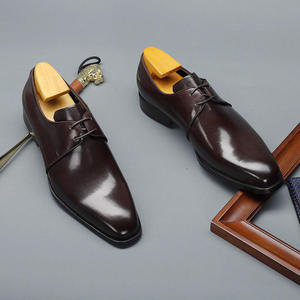 Latest high-end men's shoes - premium lace-up business Oxford leather formal shoes wholesale Men's leather Dress Shoes&Oxfords - Product Image 1