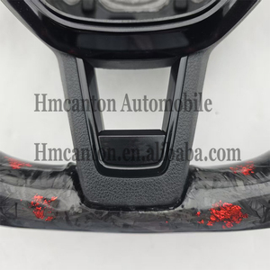 Spot New Products Forged Carbon Fiber Perforated Leather Steering <b>Wheel</b> for Skoda Octavia Car Steering <b>Wheel</b> - Product Image 6