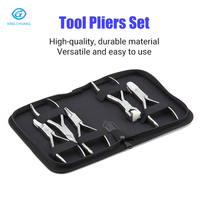 Ensemble de pinces d'atelier optique, kit d'entretien des lunettes de qualité professionnelle, outil de réparation des lunettes