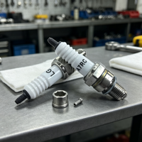 Accessoires pour tondeuses à gazon – Bougie d'allumage haute performance LG IKR9H8 pour motos, fabriquée en Chine (approvisionnement direct usine)