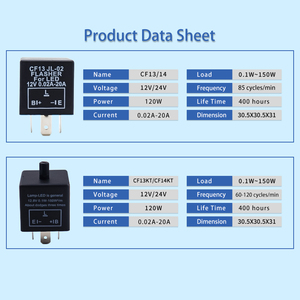 Cf13/14 <span class=keywords><strong>flasher</strong></span> <span class=keywords><strong>relay</strong></span>, 12V/24V 3pin <span class=keywords><strong>flasher</strong></span> cho ô tô xe máy tín hiệu lần lượt, có thể điều chỉnh <span class=keywords><strong>flasher</strong></span> <span class=keywords><strong>Relay</strong></span> CF13-KT/14-kt - Product Image 3