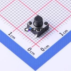 TSD003A06018A02 Tactile <b>Switch</b> SMD-4P,6x6mm <b>Switch</b> Round Button 1.8N Vertical Mount 6mm - Product Image 1