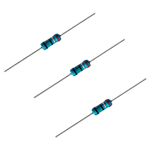 Résistance à film métallique à haute résistance thermique 0,25W-5W, résistance à film métallique à performance stable pour charge - Product Image 2
