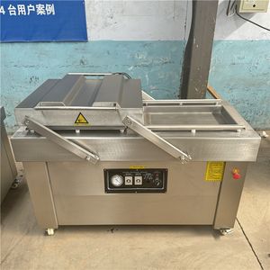 เครื่องปิดผนึกสุญญากาศอัตโนมัติแบบต่อเนื่อง KR ไฟฟ้าสำหรับอาหารพร้อมถาดไก่เครื่องซีลถุงใส่ลูกบอลสำหรับสารเคมี - Product Image 6