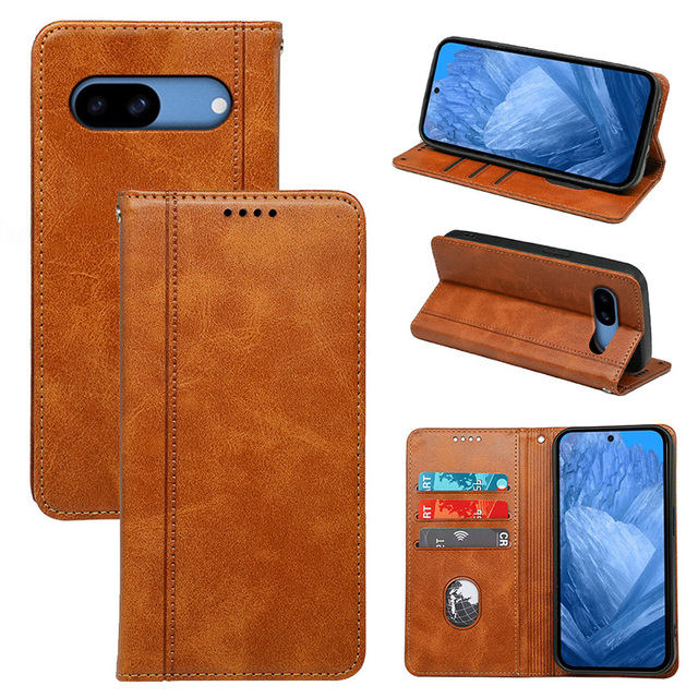 Wholesale Magnetic Purse Flip Leather Wallet Mobile Phone case for Google Pixel 9a 9 8 Pro
