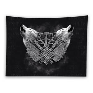 Vente en gros <span class=keywords><strong>de</strong></span> tapisseries <span class=keywords><strong>de</strong></span> haute qualité WJP01 Viking Famine Loup Tigre blanc Tapisserie murale <span class=keywords><strong>de</strong></span> fond pour la décoration <span class=keywords><strong>de</strong></span> la chambre - Product Image 1