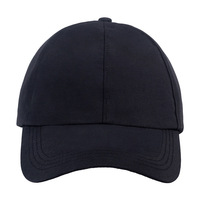 Grosir Xxxl pria katun hitam 6 Panel topi Trucker polos topi olahraga bisbol kustom tahan air bordir luar ruangan lari