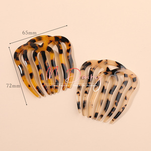 Mi Dairy New <strong>Fashion</strong> Design Factory Direct Supplier Cellulose Acetate Hair Accessories Decorations <strong>Combs</strong> for Women 220438 - Product Image 3