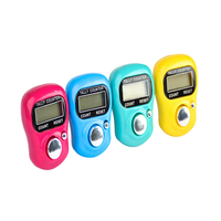 Compteur de tasbih LED, affichage numérique, plastique, alimenté par batterie, anneau de doigt, compteur de points
