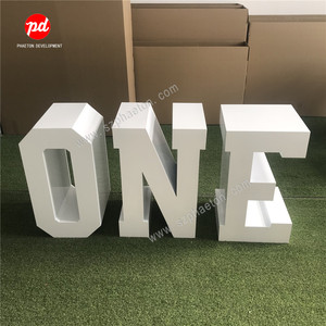 Decorazione della tavola della festa di compleanno del bambino per <span class=keywords><strong>1</strong></span> <span class=keywords><strong>anno</strong></span>, fornitori della decorazione della festa della tavola della doccia del bambino lettera un segno del tavolo - Product Image 4