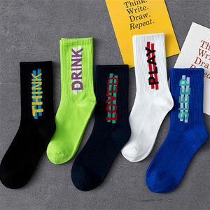 Chaussettes tube pour couple <span class=keywords><strong>de</strong></span> la marque RIHO, design tendance, pour hommes, <span class=keywords><strong>skate</strong></span>, sport, personnalisées, décontractées, séchage rapide, antibactériennes, écologiques - Product Image 4