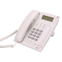 Téléphone de bureau de haute qualité ligne Audio HD téléphone filaire identification de l'appelant téléphone d'affaires Premium pour une utilisation au bureau
