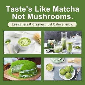 Poudre instantanée de café matcha aux champignons biologiques OEM/ODM, mélange Crinière de lion et Chaga pour la concentration et le soutien immunitaire - Product Image 6