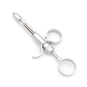 Jeringa de Aspiración Dental de Alta Calidad, Instrumento Quirúrgico Dental de Acero Inoxidable, Herramienta Reutilizable, Jeringa Dental de Precisión - Product Image 1