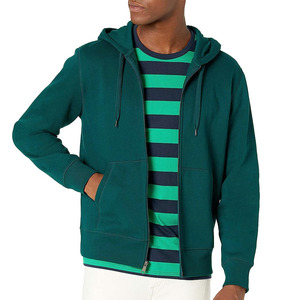 Sudadera con capucha y cremallera para hombre, 100% algodón, con logotipo personalizado, nueva colección 2026, de alta calidad, antiarrugas, para invierno. - Product Image 1