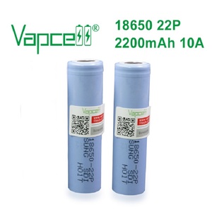 Batería Recargable de Iones de Litio Original INR18650 3.6v <span class=keywords><strong>18650</strong></span>-<span class=keywords><strong>22p</strong></span> 2200mah 2150mah <span class=keywords><strong>22P</strong></span> 10A - Product Image 1