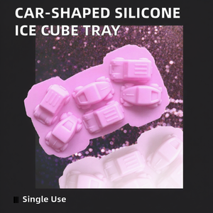 Stampo in Silicone a 6 Scomparti a Forma di Auto per Cubetti di Ghiaccio/Cioccolato/Torte/Saponi/Candele, Stampo per Gesso Aromaterapico, Resistente alle Alte Temperature, Strumento Fai-da-te - Product Image 2