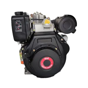 AMS 13hp 4-stroke genel 186F dizel motor hava soğutmalı tek silindir üreticisi 1 silindirli dizel motor fiyatı