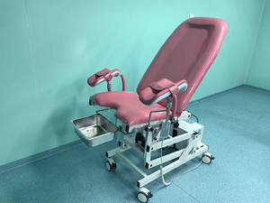 병원급 다목적 스테인레스 스틸 산과 검진표 전기 부인과 검진 침대 - Product Image 4