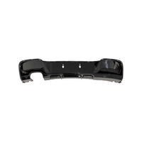 M-Performance Style Car Bumper Auto Body Accessories Brillant Noir Diffuseur Arrière Simple Sortie Double Trou pour BMW F20 M-Tech