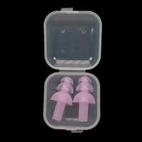 Bouchons d'oreille unisexe imperméable d'entraînement de natation de Bouchons d'oreille de natation de silicone pour la Bouchons d'oreille de réduction du bruit