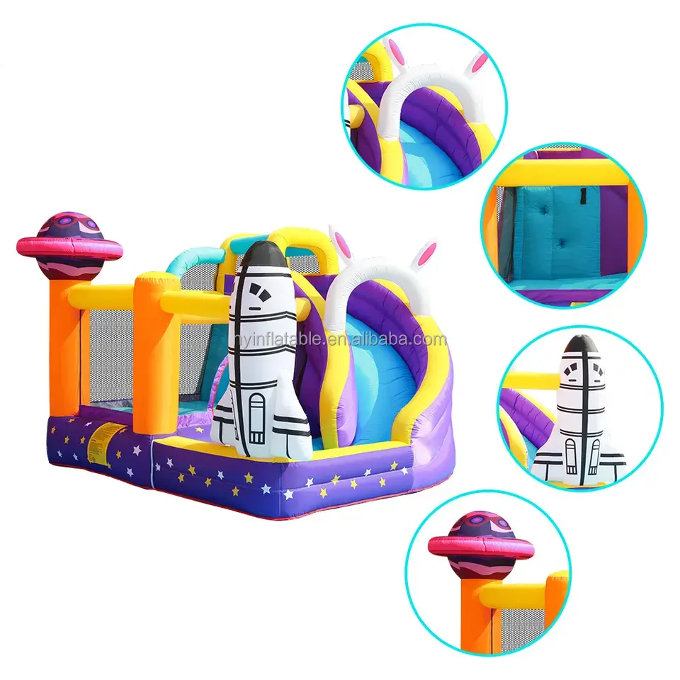 Back Garden Children's Inflatable Amusement Park, Water Inflatable Toy Castle Trampoline Customized, Commercial Sale