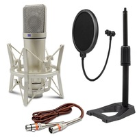 Microphone à condensateur en gros Microphone de bureau 48v Ensemble d'équipement de diffusion en direct
