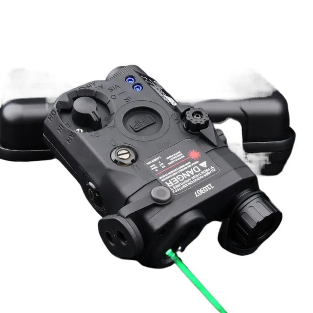 WADSN tactical overseas version peq-15 laser pointer red-green laser lighting UHP battery case