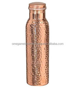 Indio bebiendo cobre botella de agua para beber con acabado de alta calidad - Product Image 3