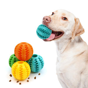 Juguete Interactivo para Perros en Oferta, Pelota de Goma TPR con Orificios, Novedad para Limpiar los Dientes, Juego para Uso Diario - Product Image 1