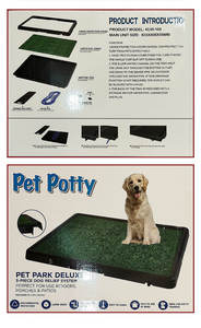 थोक लॉन पालतू प्रशिक्षण शौचालय कुत्ते पोटी ट्रे - Product Image 5