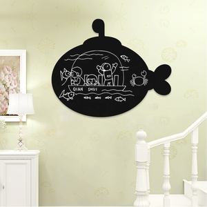 Amovible pour un transport facile autocollants muraux de <span class=keywords><strong>tableau</strong></span> <span class=keywords><strong>noir</strong></span> profilé magnétique de taille personnalisée pour la décoration intérieure pour les peintures d'enfants - Product Image 2