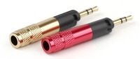 Prise Audio 2.5mm 3 pôles prise casque stéréo pour ATH-R70X M70 R70 HD558 HD518 HD598 cuivre plaqué or 2.5 Mini Jack